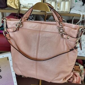 Coach Pink Pearl Brooke Bag 17165 Hobo